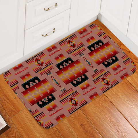 Powwow Store gb nat00046 16 tribes pattern doormat