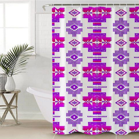 Powwow StoreGBNAT0072001 Native Pattern Shower Curtain