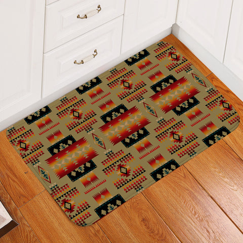 Powwow Store gb nat00046 15 tribes pattern doormat