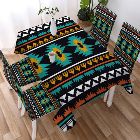 Powwow Store gb nat00605 geometric ethnic pattern tablecloth