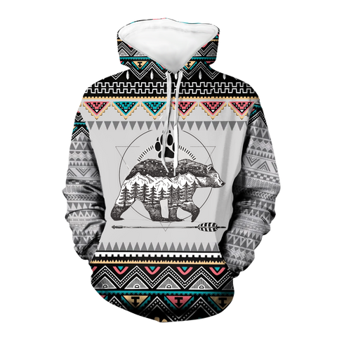 Powwow StoreHD00084 Native American Pride  3D Hoodie
