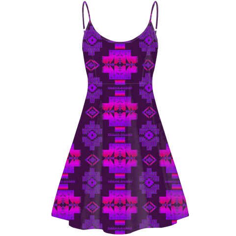 Powwow StoreGBNAT0072015 Pattern Native American Strings Dress