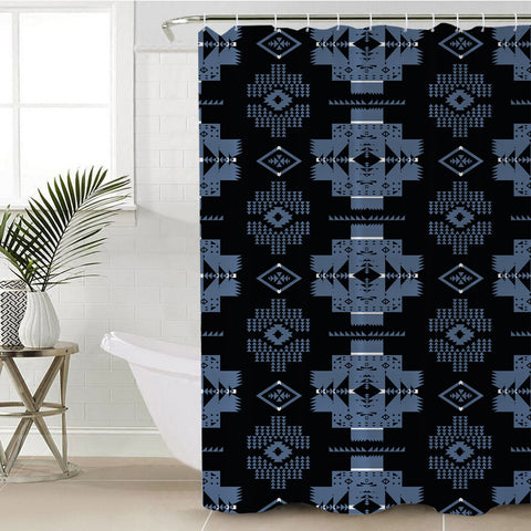 Powwow StoreGBNAT0072005 Native Pattern Shower Curtain