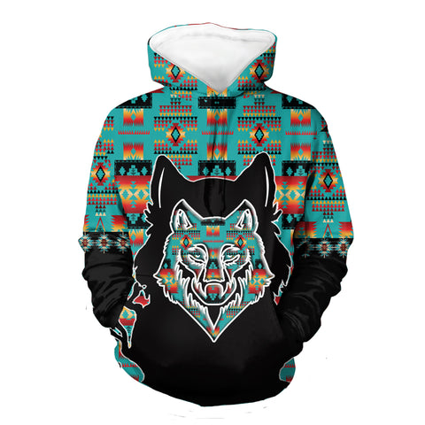 Powwow StoreHD00097 Native American Pride  3D Hoodie