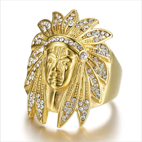 Indian Chief Rings Vintage Native American Jewelry - Powwow Store