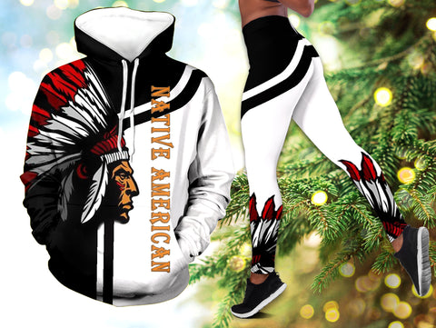 Powwow StoreHLS006 Chief Native Hoodie Legging Set