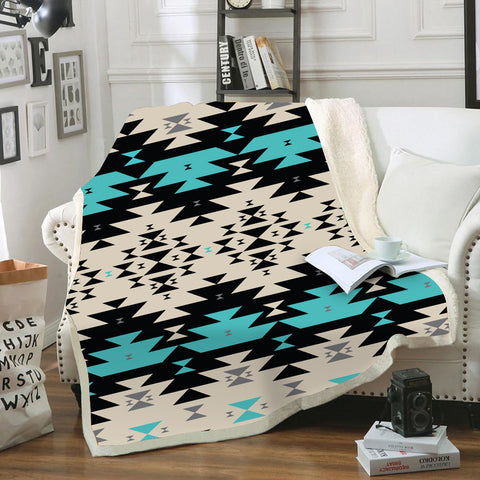 Powwow Store gb nat00606geometric seamless pattern blanket