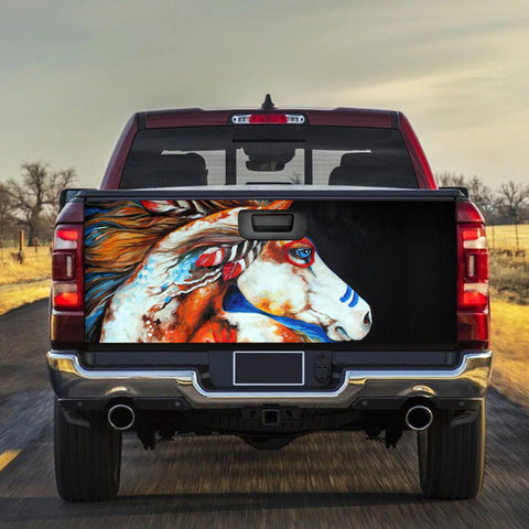 Powwow StoreHorse Native Pattern Tailgate Sticker New