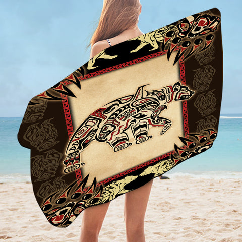 Powwow StoreGBNAT00735 Bath Towel Native Americant