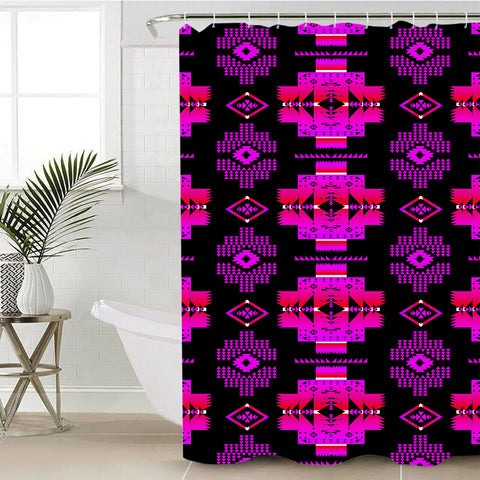 Powwow StoreGBNAT0072009 Native Pattern Shower Curtain