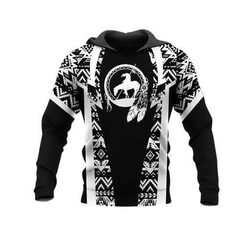 Powwow StoreHD000369 Pattern Native Pride 3D Hoodie