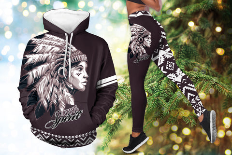 Powwow Store gb nat00496 native girl spirit hoodie legging set