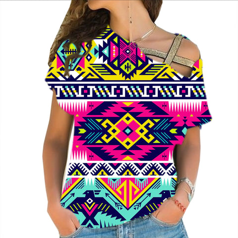 Powwow Store gb nat00071 full color thunder bird native american cross shoulder shirt