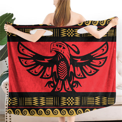 Powwow StoreGBNAT0004805 Pink Phoenix Women Wearable Bath Rose