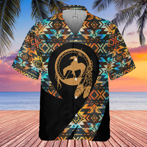 Powwow StoreGBHW000171 Pattern Native Hawaiian Shirt 3D