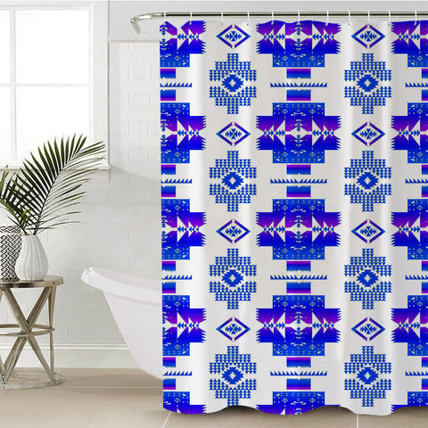 Powwow StoreGBNAT0072011 Native Pattern Shower Curtain