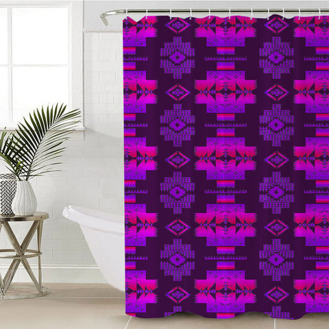 Powwow StoreGBNAT0072015 Native Pattern Shower Curtain