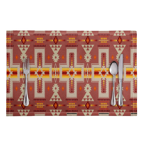 Powwow Store gb nat00062 11 tan design native table mats