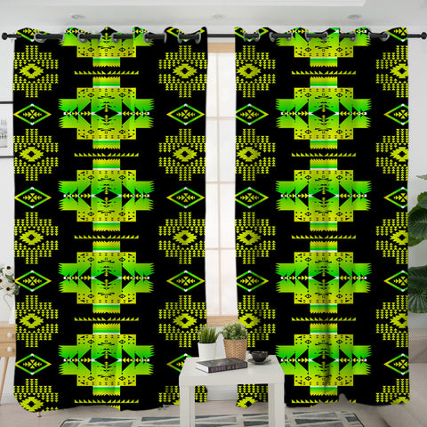 Powwow StoreGBNAT0072007 Pattern  Native American Living Room Curtain