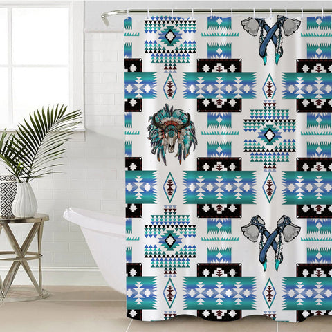 Powwow StoreSCT0001 Native Pattern Shower Curtain