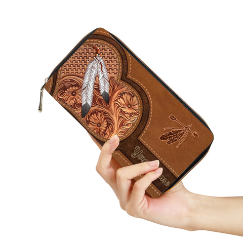 Powwow Store2ABHTD020001 Pattern Native Long Wallet