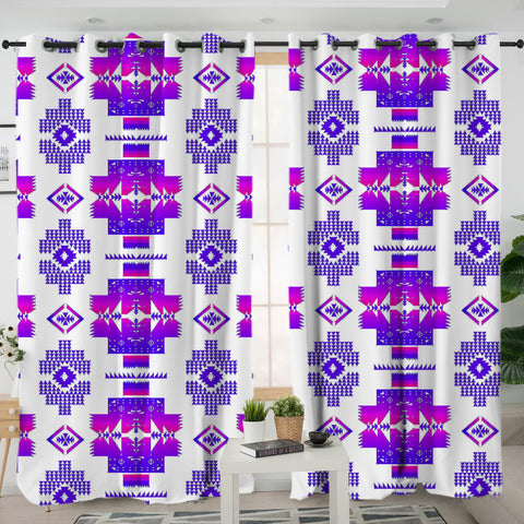 Powwow StoreGBNAT0072010 Pattern  Native American Living Room Curtain