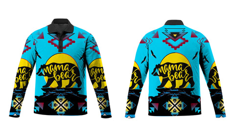 Powwow Store gb nat00026 trail of tear native american polo long sleeve