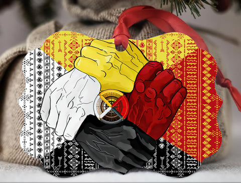 Powwow StoreORM004 Christmas Tree Ornament Native