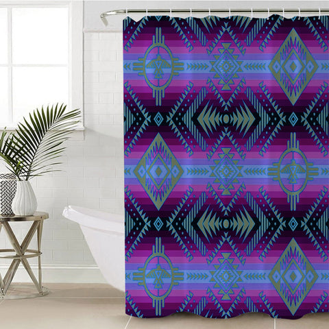 Powwow StoreSCT0005 Native Pattern Shower Curtain