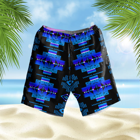 Powwow StoreGBNAT0072002 Pattern Native Hawaiian Shorts