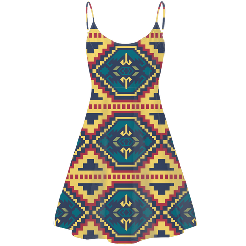 Powwow StoreSTD003 Pattern Native American Strings Dress
