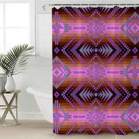 Powwow StoreSCT0009 Native Pattern Shower Curtain