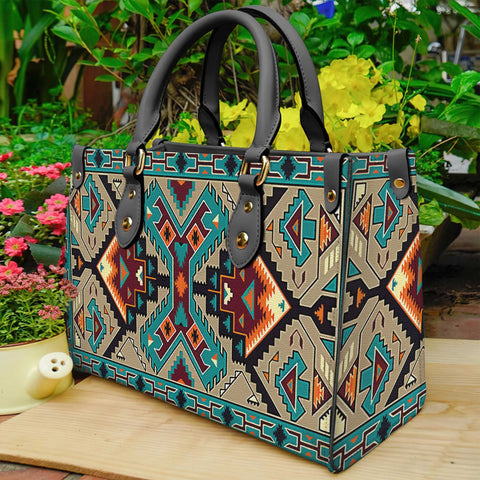 Powwow StoreGBNAT00016 Culture Design Leather Bag