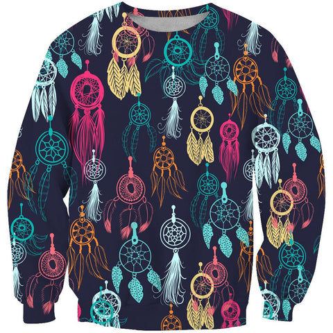 Indian Dreamcatchers Native American 3D Sweatshirt - Powwow Store