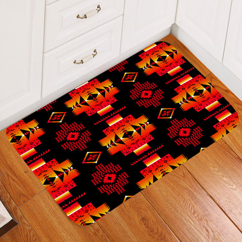 Powwow StoreGBNAT0072003 Pattern Tribal Native Doormat