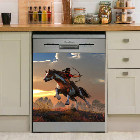 Powwow Store gb nat00431hunting chief native dishwasher cover