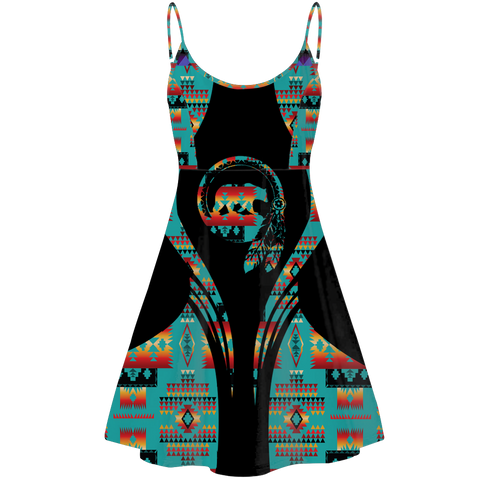 Powwow StoreSTD0070  Pattern Native American Strings Dress