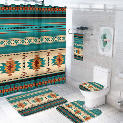 Powwow Store gb nat00559 04 blue native bathroom set