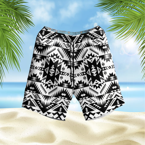 Powwow StoreGBHS00036 Pattern Native Hawaiian Shorts