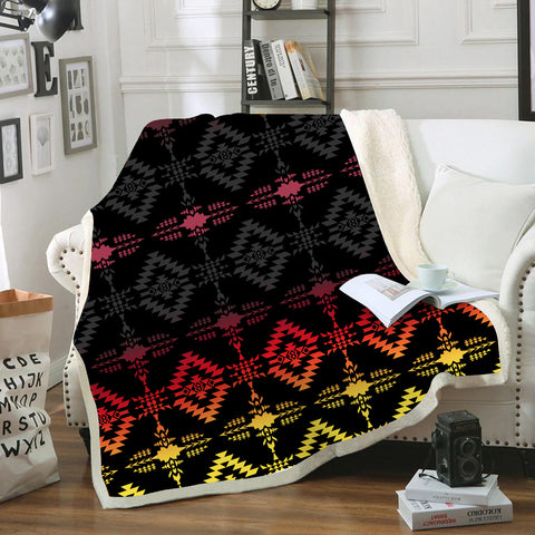 Powwow StoreGBNAT00684 Pattern Native Blanket