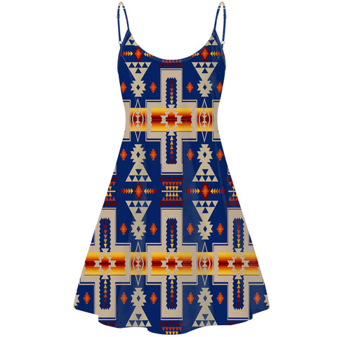 Powwow Store gb nat00062 04 navy tribe design native american strings dress