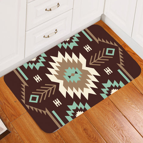 Powwow StoreGBNAT00737 Pattern Tribal Native Doormat