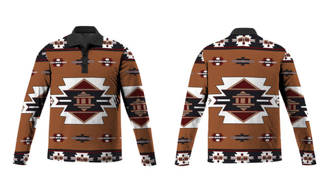 Powwow Store gb nat00012 united tribes native american polo long sleeve