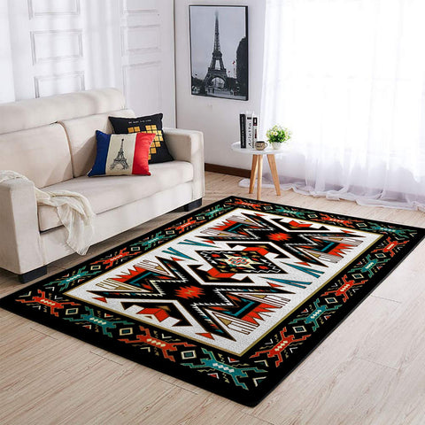Tribal Color Native American Area Rug no link - Powwow Store