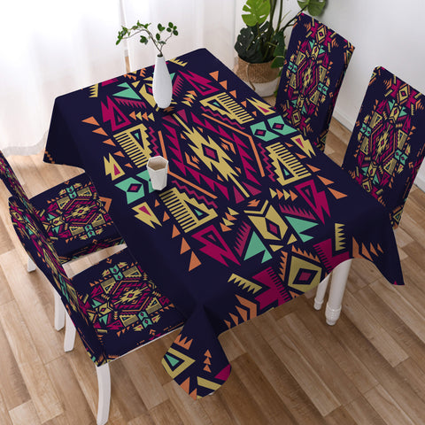 Powwow StoreTBC0027 Pattern Tribal Native Tablecloth