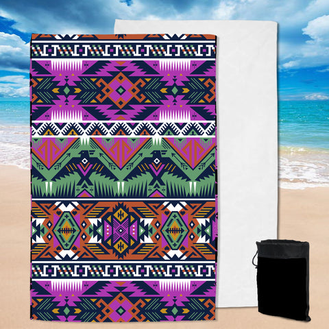 Powwow StoreGBNAT0007102 Pattern Native Pool Beach Towel