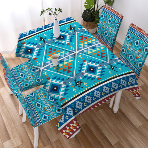 Powwow StoreGBNAT00739 Pattern Tribal Native Tablecloth