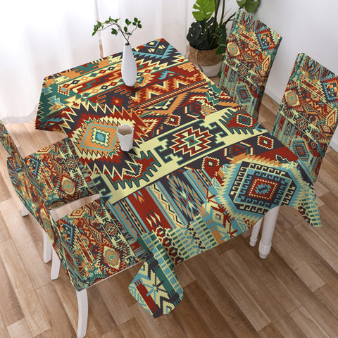 Powwow StoreTBC0025 Pattern Tribal Native Tablecloth