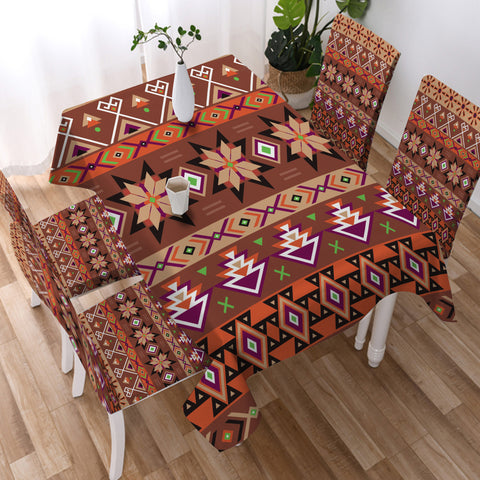 Powwow StoreTBC0024 Pattern Tribal Native Tablecloth
