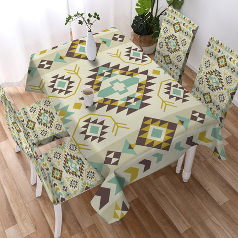 Powwow StoreTBC0022 Pattern Tribal Native Tablecloth